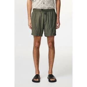 NEW NN07 ryder drawstring shorts in croc green